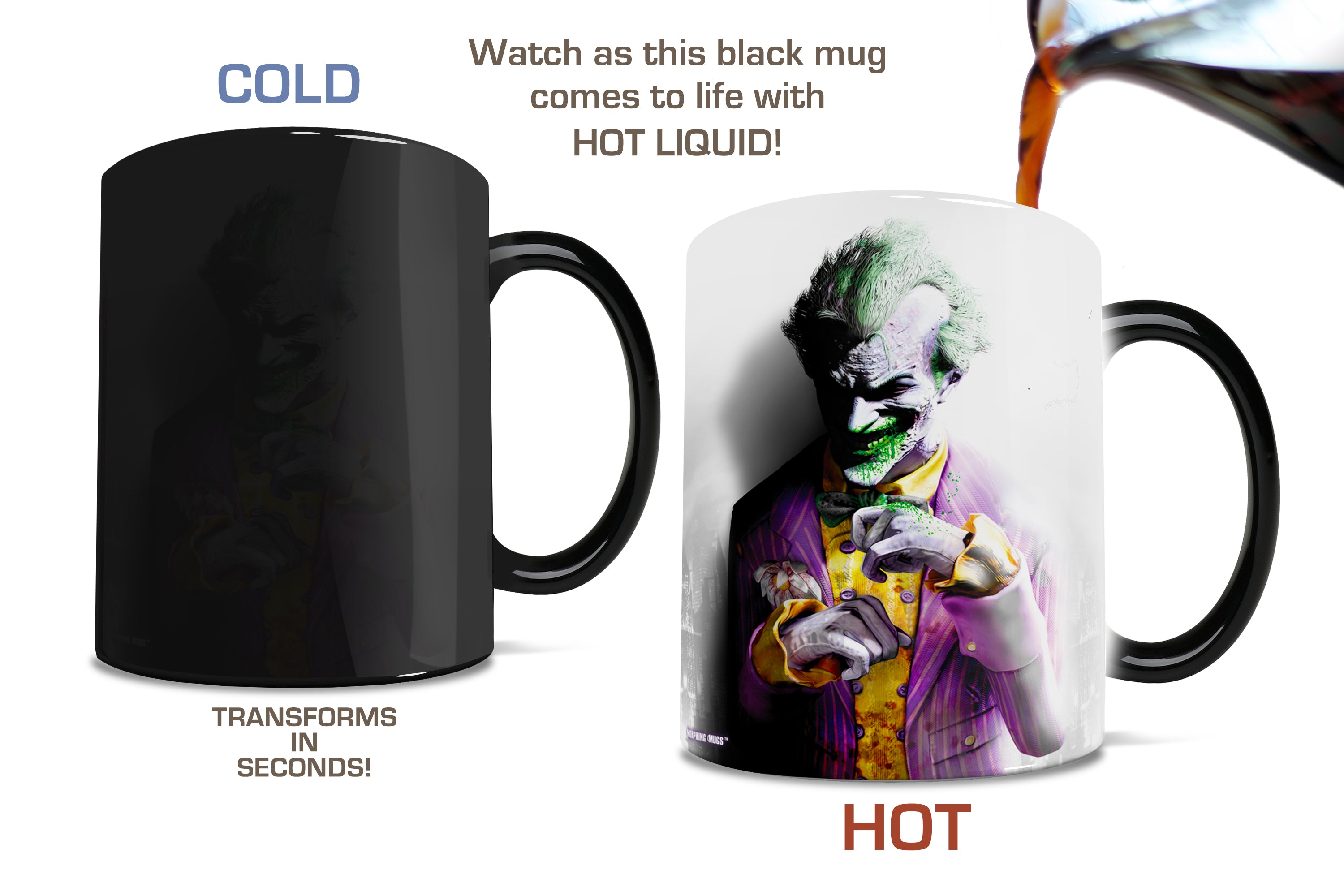 DC Comics (Batman: Arkham City - The Joker) Morphing Mugs® Heat-Sensitive Mug MMUG335